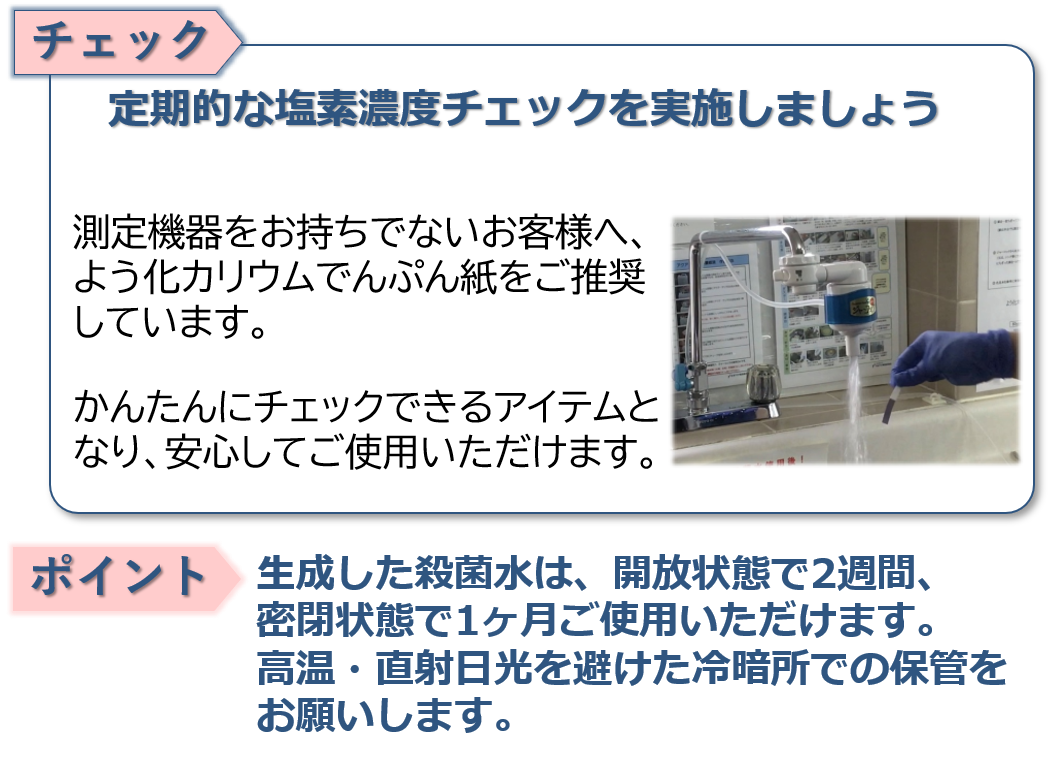 濃度チェック